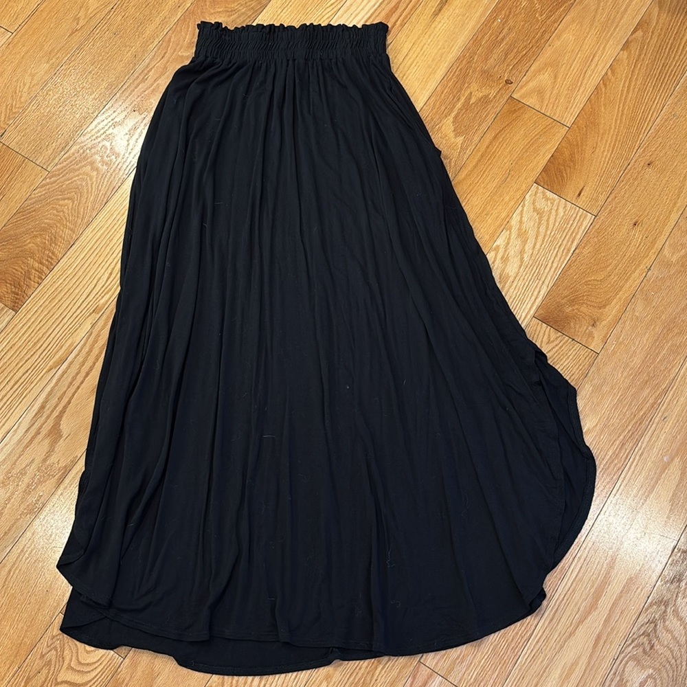 Sweet Lovely by Jen black maxi skirt